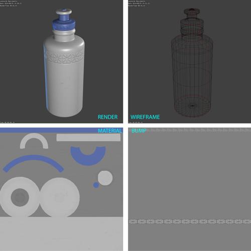 Water bottle preview image
